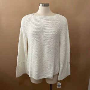 STYLE & CO. Ivory Flare Sleeve Boho Sweater Womens Size XL